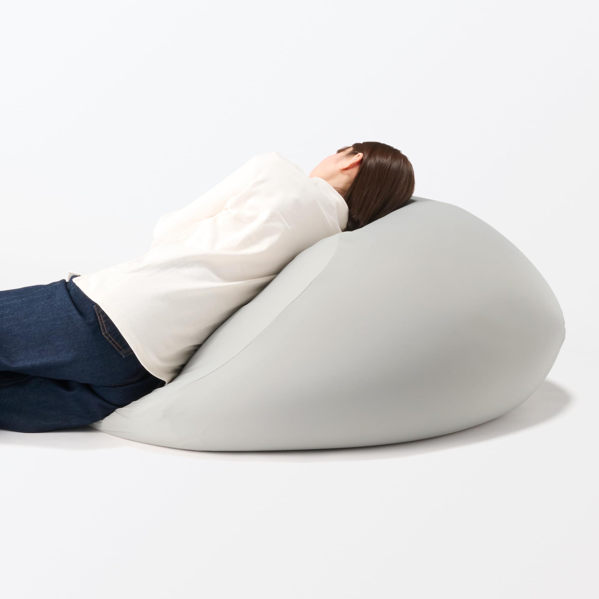ジュンコ　無印良品　体にフィットするソファ&カバー　65×65×43cm Amazon｜無印良品 体にフィットするソファ用ひんやりカバー グレー 約
